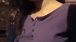 Beautiful girl showing