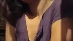 Beautiful girl showing
