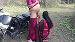 Desi Indian Marathi Kavita Vahini fuck full nude in jungle in Doggy style