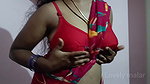 Hot Aunty Red Saree Sexy Seduce to your Cock