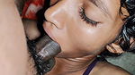 An Indian wife was swallow big cock in her house by her step husband in one night