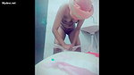 cute college girl capture fixing pad on periods and showing part 3i
