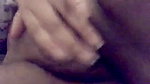 Beautiful girl fingering many clips