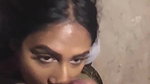 Dark NRI Desi Girl giving Blowjob nd Cum on Face