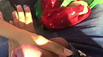Beautiful girl handjob and blowjob