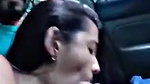 Superb beautiful Desi gf sucking in car like pro