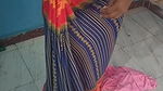 Dress Washing Saree Wearing Hot Talking Tamil Aunty