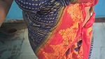 Dress Washing Saree Wearing Hot Talking Tamil Aunty