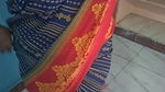 Dress Washing Saree Wearing Hot Talking Tamil Aunty