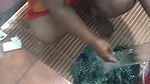 Dress Washing Saree Wearing Hot Talking Tamil Aunty
