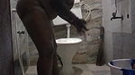 Indian Tamil Maid Bathing Infront of Owner