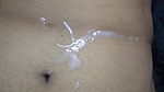 Sperm on Girl Stomach She Enjoyed