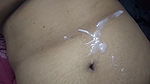 Sperm on Girl Stomach She Enjoyed