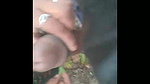 She Masturbated My Fat Cock in the Field