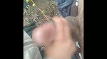 She Masturbated My Fat Cock in the Field