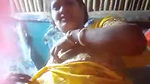 Cute bhabi changing saree in vc