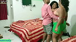 Indian two hot bhabhi after party threesome sex! with erotic Bangla dirty audio