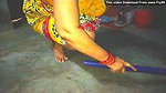 Sweeping Aunty Hot