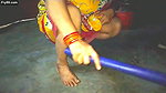Sweeping Aunty Hot