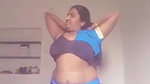 South fatty girl bathing & dressing