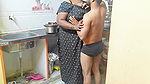 Desi Step Mom Fucked in the Kitchen I Fucked Her to Surprise While She Is Cooking
