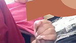 Naughty girlfriend gives handjob to bf