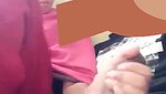Naughty girlfriend gives handjob to bf