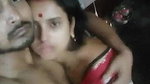 Newly-married couple foreplay sex on cam