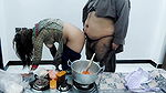 Pakistani Village Wife Fucked In Kitchen While She Is Cooking With Clear Hindi Audio
