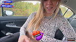 Hot Hitchhiker With Amazing Ass And Tits Paid The Ride By Sitting On Dick With Her Anal Hole