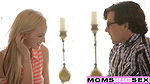 Son And GF Caught By Step Mom So Now They Have To Fuck