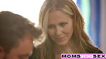 MILF Julia Ann Threeway With Step-Son & Teen Creampie