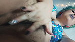 mysweetfindom-Oil on feet and tits. Smoke on pussy and insane grool cum