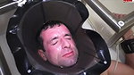 Slave Piss Drinking from Smoking Latex Goddess
