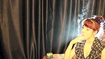 Cute Teen Smoking All Whites