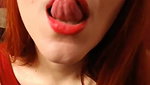 Sweet redhead diva Smoking a cigarette