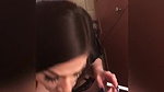 Bella bossoms69-Sucking his big cock while smoking a cigarette