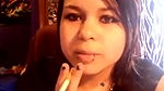 Elizabeth Douglas 3rd video on webcam tell about her smoking