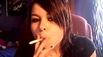 Elizabeth Douglas 3rd video on webcam tell about her smoking