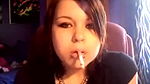 Elizabeth Douglas 3rd video on webcam tell about her smoking