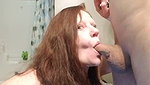 Luna Lynn and Mass Johnson-Smoking while sucking step brothers dick