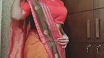 Beautiful Bengali girl saree striptease show