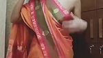 Beautiful Bengali girl saree striptease show