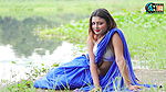 Bong Saree Fashion Video Model Urvashi Outdoor Saree Video Shoot Saree Fashion Shoot