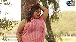 Holi Shoot Bold Saree Shoot Hot Saree Shoot Healthy Chubby Model Exclusive Hot Navel Show