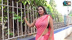OUTDOORS SAREE FASHION INDIAN BEAUTY MODEL SAREE SHOOT VIDEO