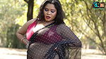 Bold Saree Shoot Hot Saree Shoot Healthy Chubby Model Shrestha Exclusive Hot Navel Show Video