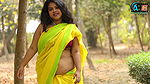 Bong Beauty Model Actress Bristi Saree Video Shoot Saree Fashion Shoot Saree Lover Shoot