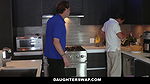 daughter swap – Cute Teens Swap Blowjobs With Big Dick Dads