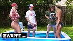 SWAPPZ – Truth or Dare Turns Into a MILF Swapping Fuck Fest!